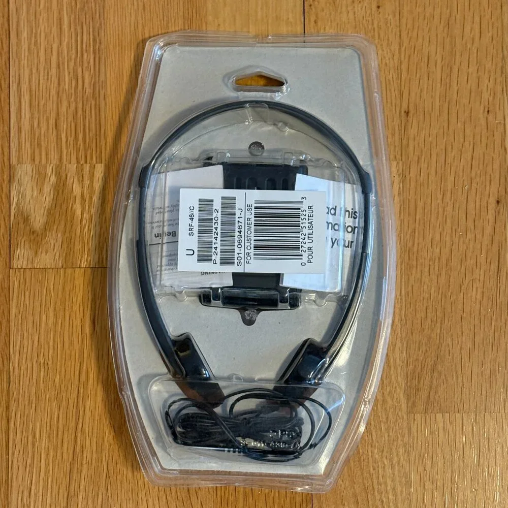 NEW In Package Sony Walkman FM Stereo With Headphones SRF-46 Vintage